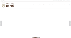 Desktop Screenshot of healingearth.co.za